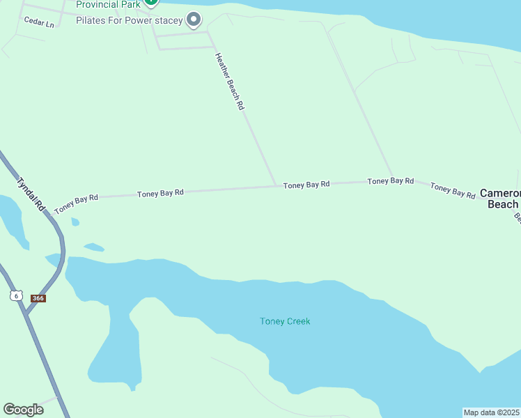 map of restaurants, bars, coffee shops, grocery stores, and more near Toney Bay Road in Cumberland County