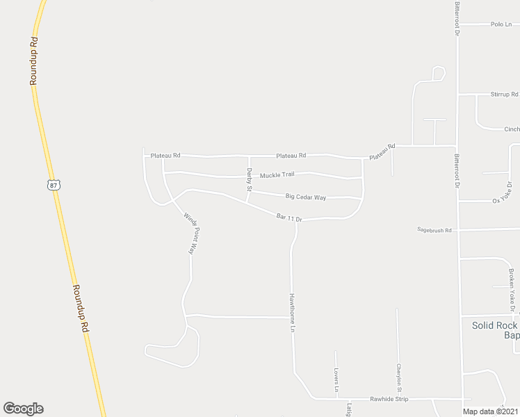 map of restaurants, bars, coffee shops, grocery stores, and more near Bar 11 Drive in Yellowstone County