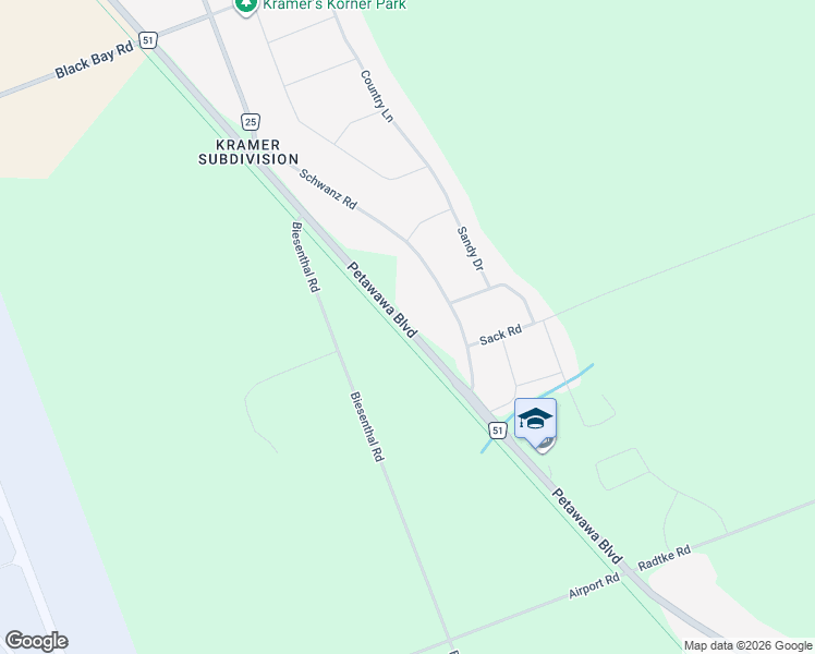 map of restaurants, bars, coffee shops, grocery stores, and more near 2427 Petawawa Boulevard in Petawawa