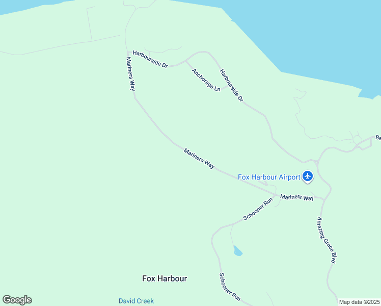 map of restaurants, bars, coffee shops, grocery stores, and more near Mariners Way in Fox Harbour