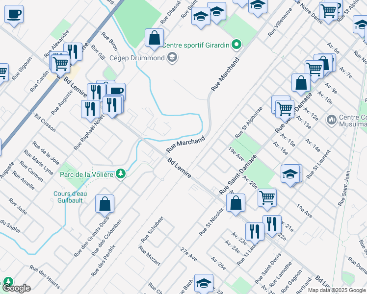 1200 Rue Marchand, Drummondville QC Walk Score
