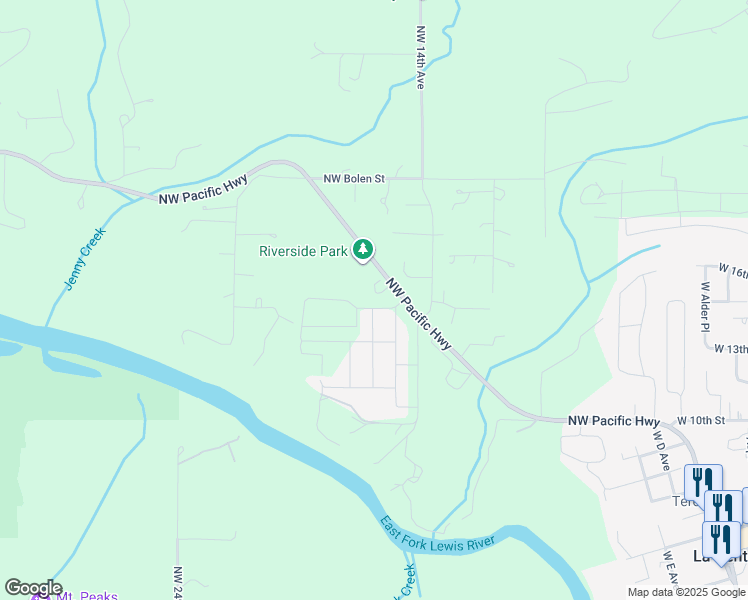 West 15th Street, La Center WA Walk Score