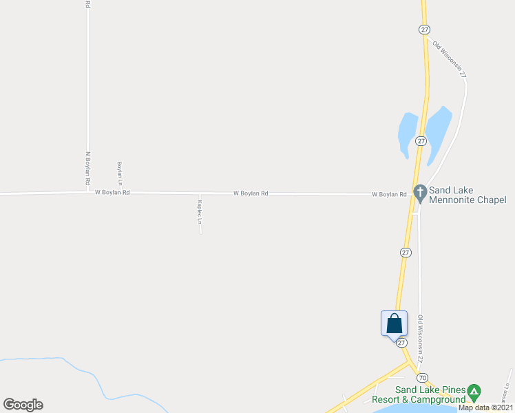 map of restaurants, bars, coffee shops, grocery stores, and more near 16131 West Boylan Road in Stone Lake