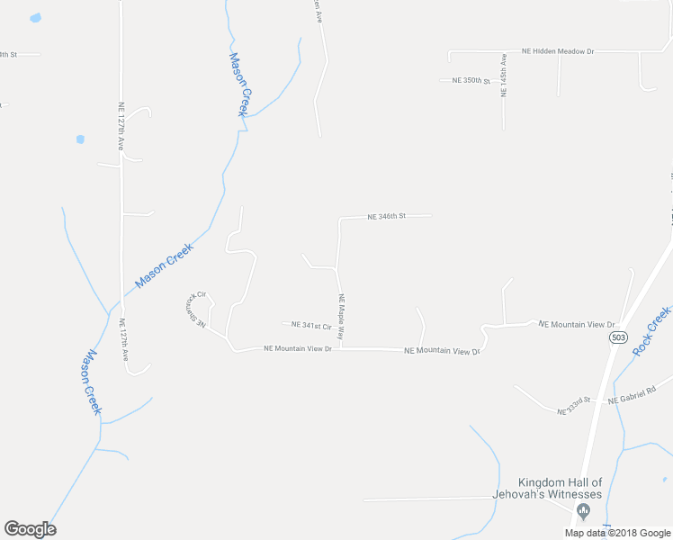 map of restaurants, bars, coffee shops, grocery stores, and more near 13498 Northeast Camas Lily Lane in Battle Ground