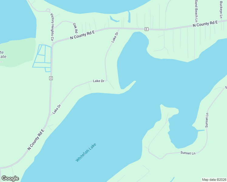 map of restaurants, bars, coffee shops, grocery stores, and more near 6523 Lake Drive Lane in Stone Lake