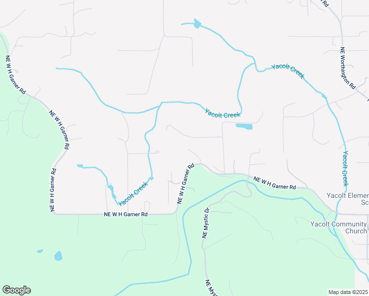map of restaurants, bars, coffee shops, grocery stores, and more near 23816 Northeast West H Garner Road in Yacolt