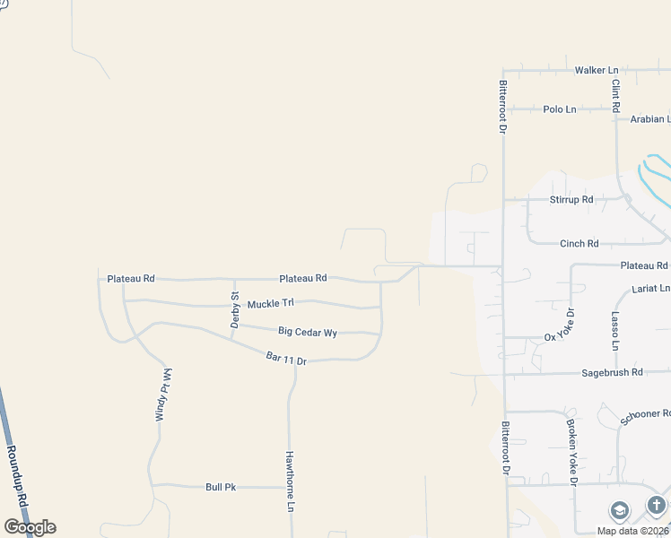 map of restaurants, bars, coffee shops, grocery stores, and more near 1229 Plateau Road in Billings