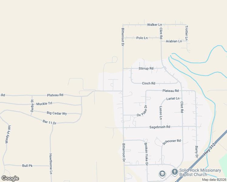 map of restaurants, bars, coffee shops, grocery stores, and more near 1400 Plateau Road in Billings