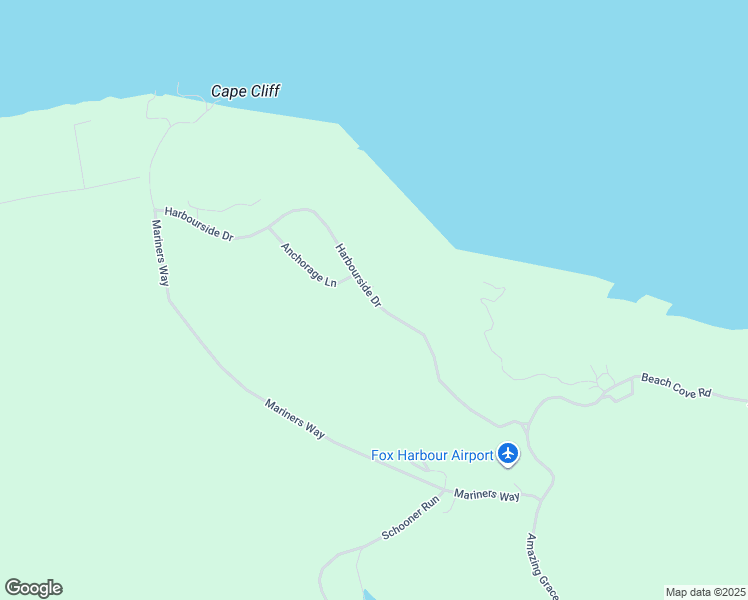 map of restaurants, bars, coffee shops, grocery stores, and more near Harbourside Drive in Fox Harbour