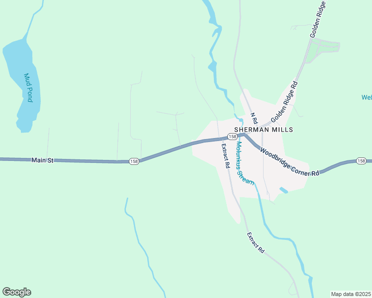 map of restaurants, bars, coffee shops, grocery stores, and more near 283 Main Street in Sherman