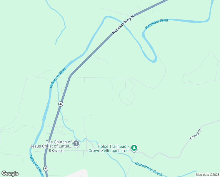 map of restaurants, bars, coffee shops, grocery stores, and more near 19512 Biggs Road in Vernonia