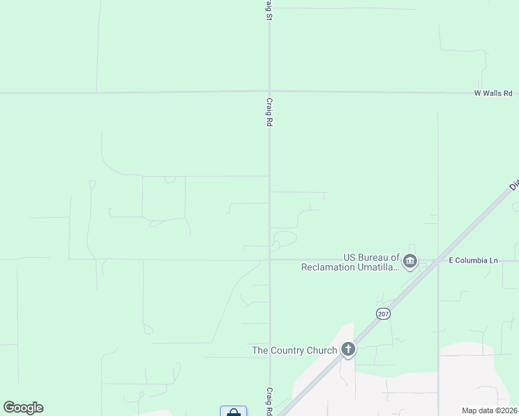 map of restaurants, bars, coffee shops, grocery stores, and more near 80718 Craig Road in Hermiston