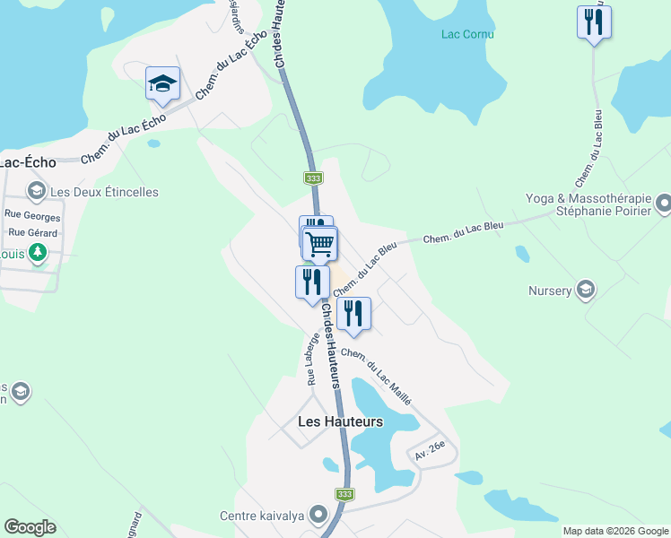 978 Chemin des Hauteurs, SaintHippolyte QC Walk Score