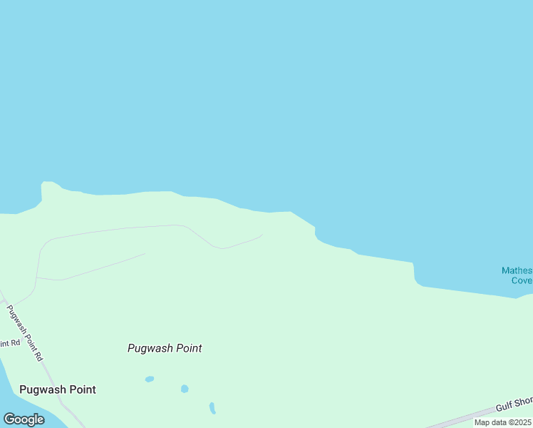 map of restaurants, bars, coffee shops, grocery stores, and more near 16 Pugwash Point Road in Pugwash