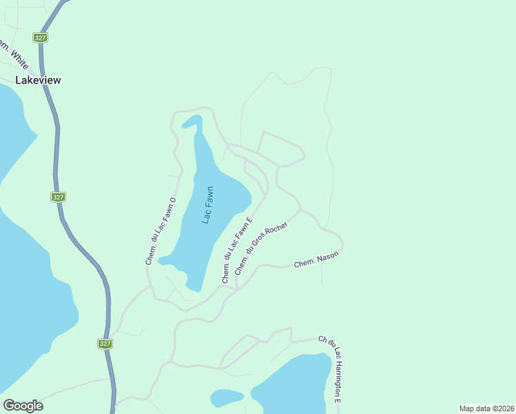 map of restaurants, bars, coffee shops, grocery stores, and more near 50 Chemin du Lac Fawn Est in Harrington