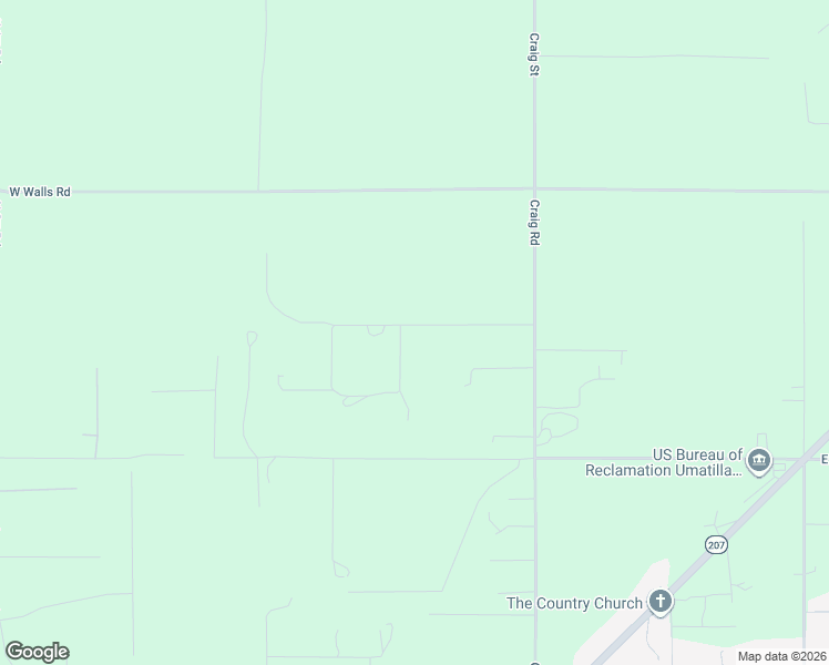 map of restaurants, bars, coffee shops, grocery stores, and more near 32418 Shoop Lane in Hermiston