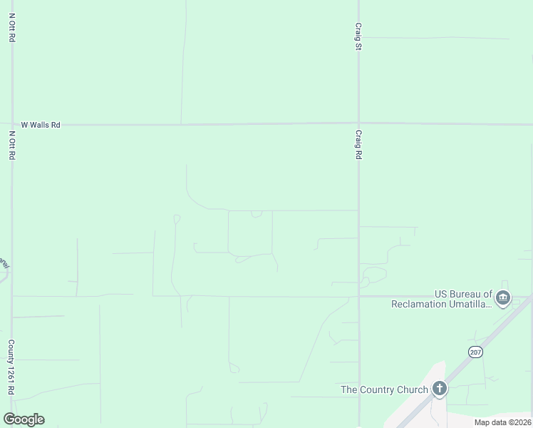map of restaurants, bars, coffee shops, grocery stores, and more near 32418 Shoop Lane in Hermiston