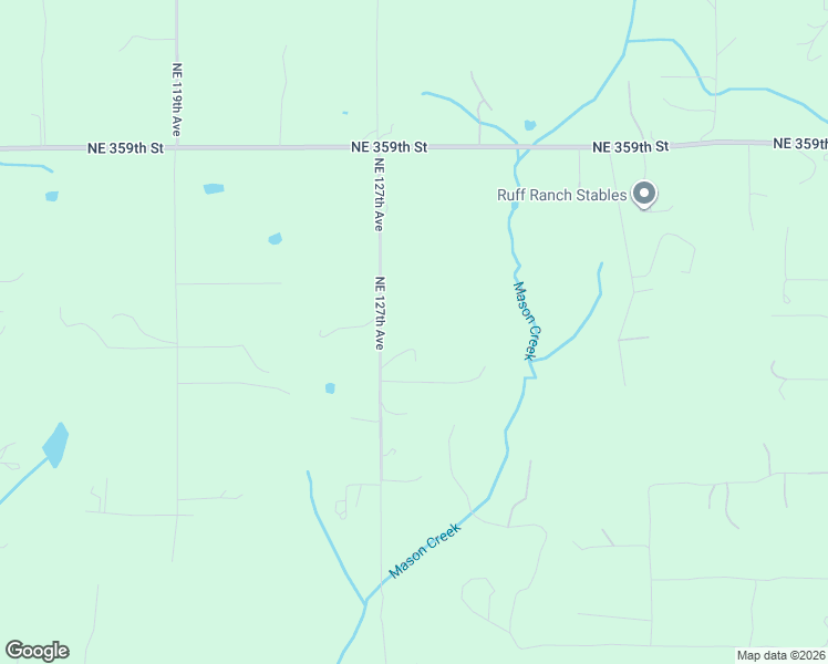 map of restaurants, bars, coffee shops, grocery stores, and more near 35211 Northeast 127th Avenue in La Center