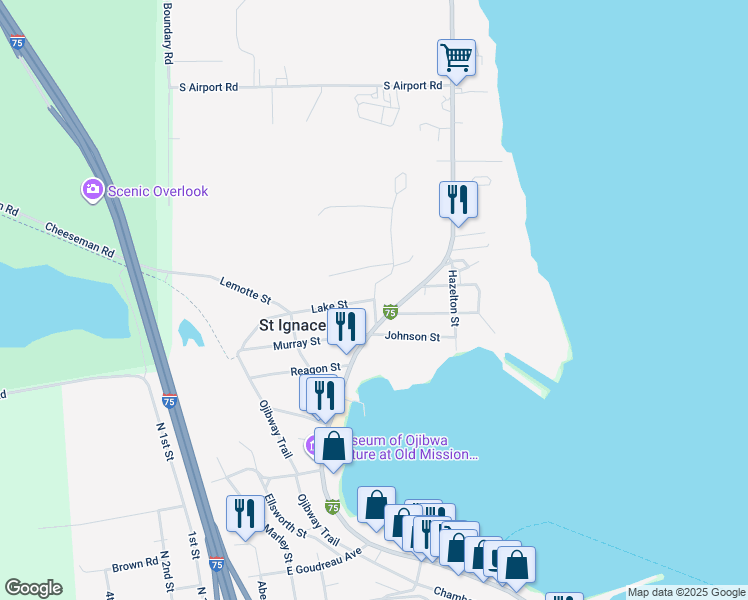 State A Street, St. Ignace MI Walk Score