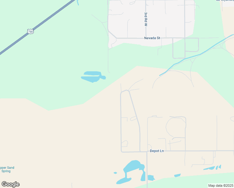 map of restaurants, bars, coffee shops, grocery stores, and more near 80847 Wagon Wheel Loop in Irrigon