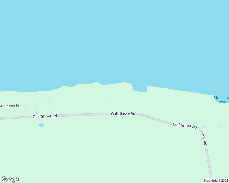 map of restaurants, bars, coffee shops, grocery stores, and more near Gulf Shore Road in Cumberland County
