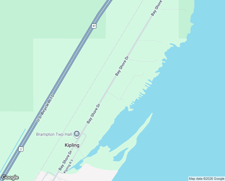 map of restaurants, bars, coffee shops, grocery stores, and more near 9154-9198 Bay Shore Drive in Gladstone