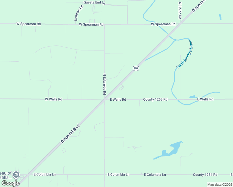 map of restaurants, bars, coffee shops, grocery stores, and more near 33316 Diagonal Boulevard in Hermiston