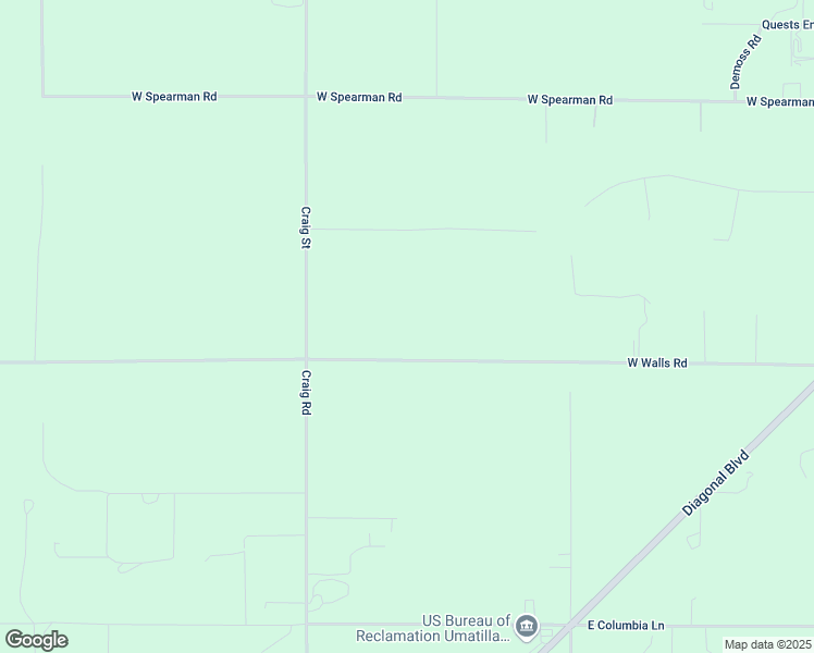 map of restaurants, bars, coffee shops, grocery stores, and more near 32652 Friend Lane in Hermiston