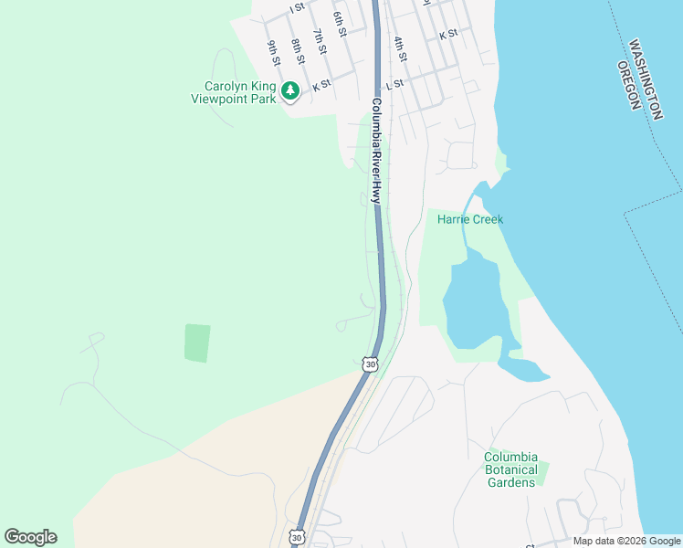 map of restaurants, bars, coffee shops, grocery stores, and more near 61027 Columbia River Highway in St. Helens