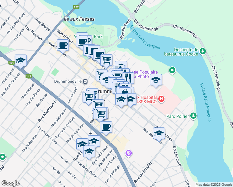 422 Rue Lindsay, Drummondville QC Walk Score