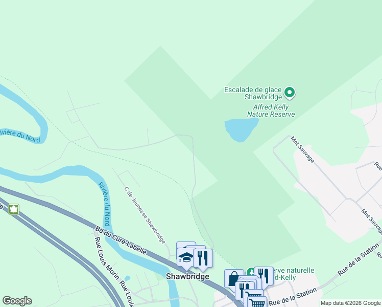 map of restaurants, bars, coffee shops, grocery stores, and more near 1108 Chemin du Massif in Piedmont