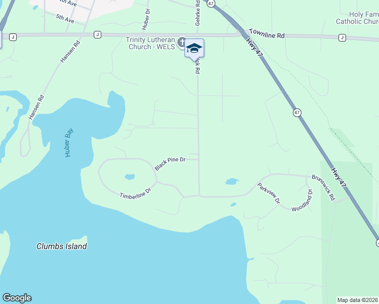 map of restaurants, bars, coffee shops, grocery stores, and more near 8729 Brunswick Road in Minocqua