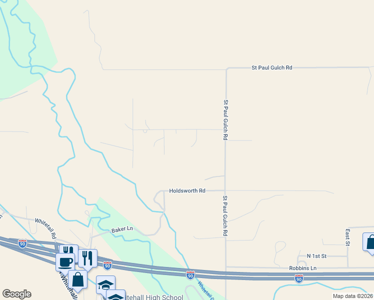 map of restaurants, bars, coffee shops, grocery stores, and more near 15 Ballard Lane in Whitehall