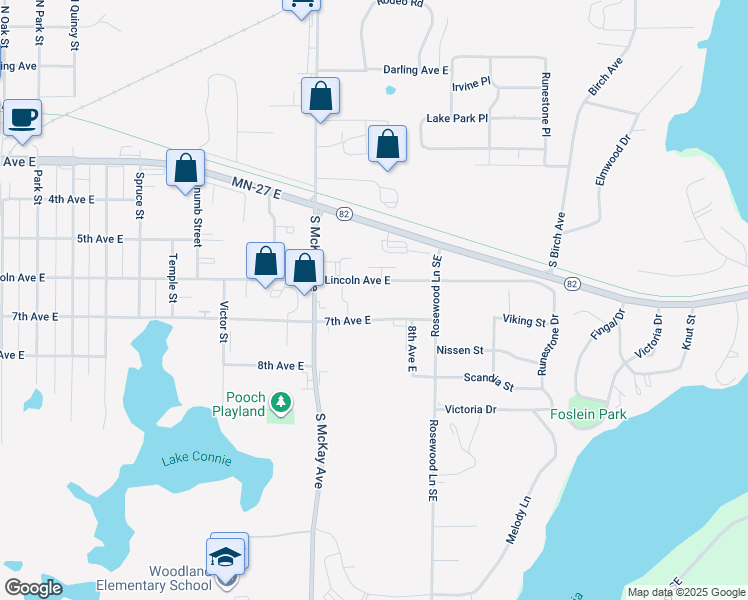 map of restaurants, bars, coffee shops, grocery stores, and more near 1810 6th Avenue East in Alexandria
