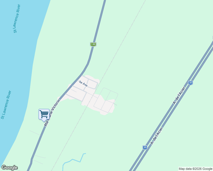 map of restaurants, bars, coffee shops, grocery stores, and more near 1045 Rue des Géraniums in Contrecoeur