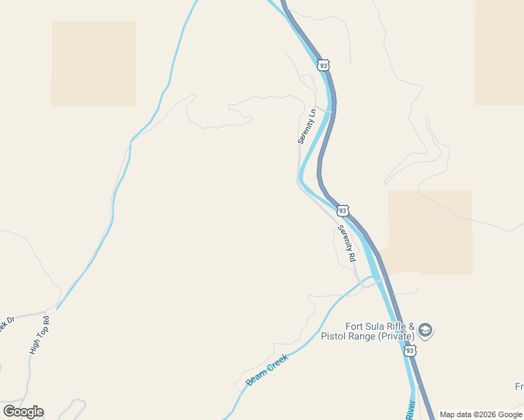 map of restaurants, bars, coffee shops, grocery stores, and more near 5855 Serenity Lane in Conner