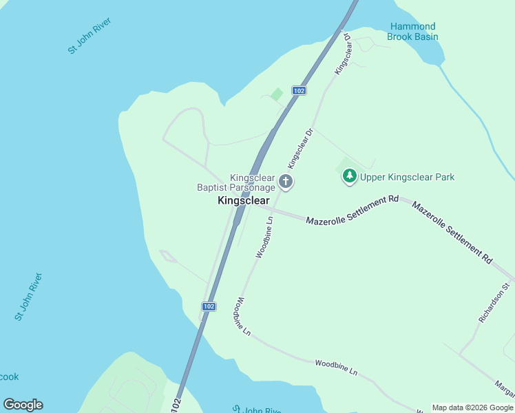 map of restaurants, bars, coffee shops, grocery stores, and more near 6 Mazerolle Settlement Road in Upper Kingsclear