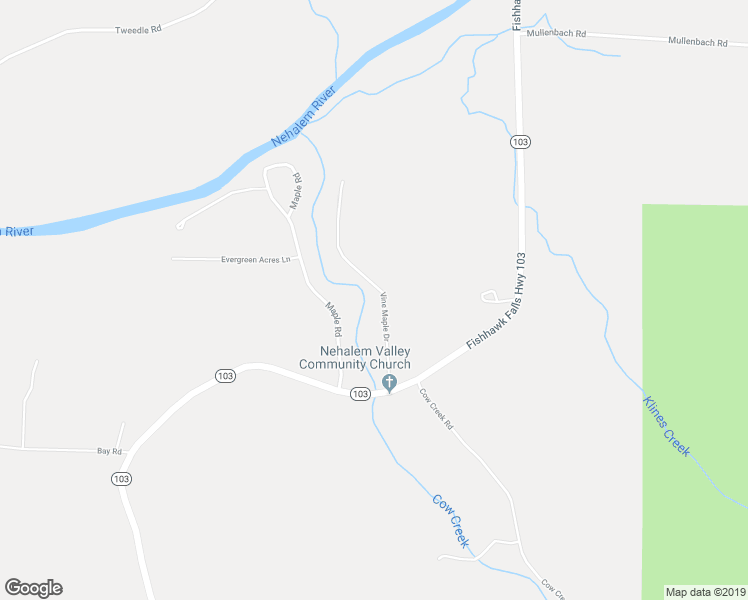 map of restaurants, bars, coffee shops, grocery stores, and more near 82388 Vinemaple Road in Seaside
