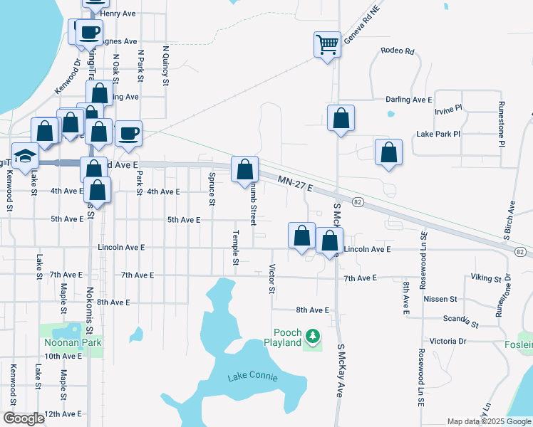 map of restaurants, bars, coffee shops, grocery stores, and more near 317 Unumb Street in Alexandria