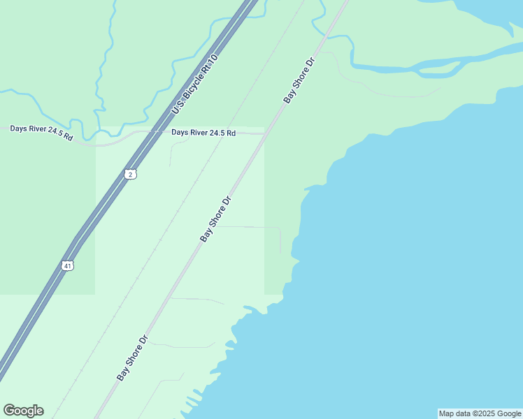 map of restaurants, bars, coffee shops, grocery stores, and more near 9394-9464 Bay Shore Drive in Gladstone