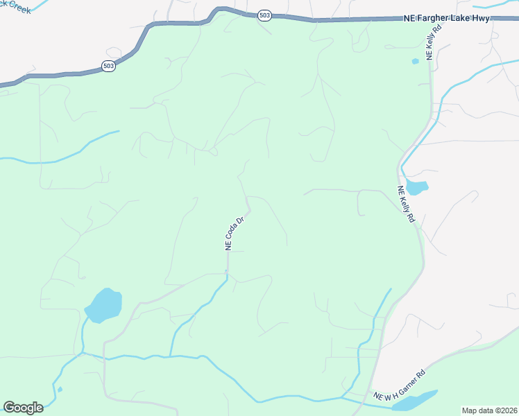 map of restaurants, bars, coffee shops, grocery stores, and more near 36717 Northeast Coda Drive in Yacolt