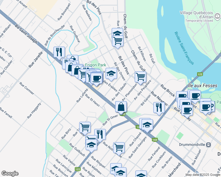 Drummondville QC Walk Score