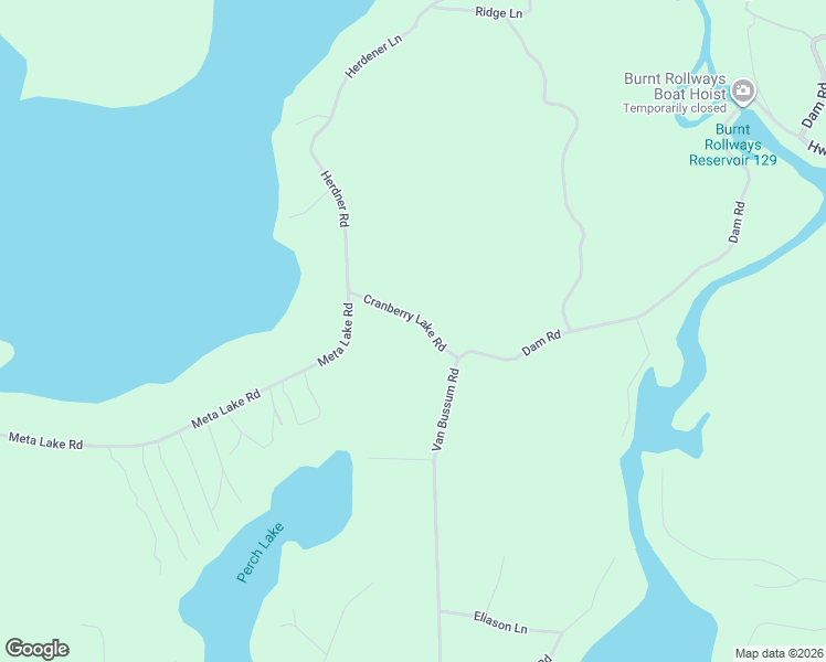 map of restaurants, bars, coffee shops, grocery stores, and more near 1619 Cranberry Lake Road in Eagle River