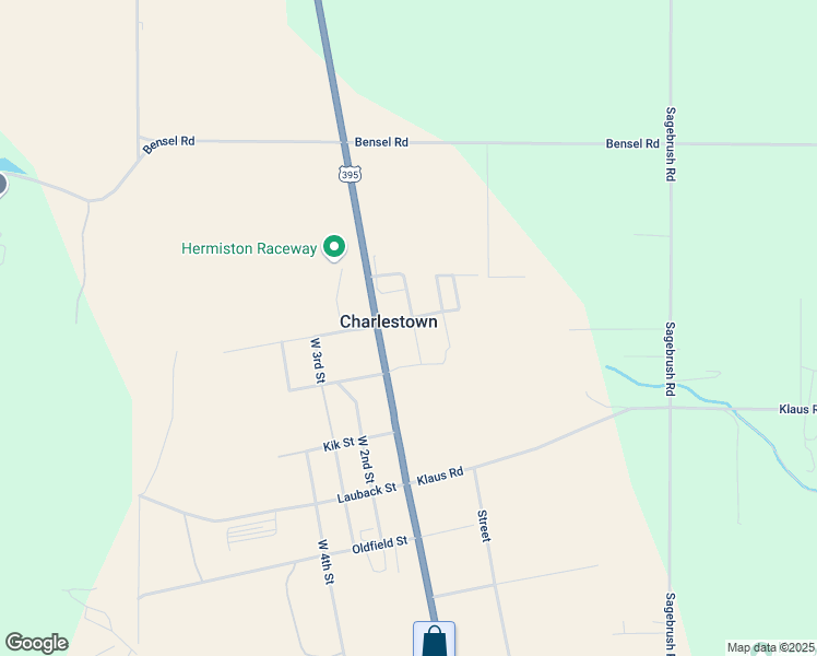 map of restaurants, bars, coffee shops, grocery stores, and more near 30650 Birtrand Street in Hermiston