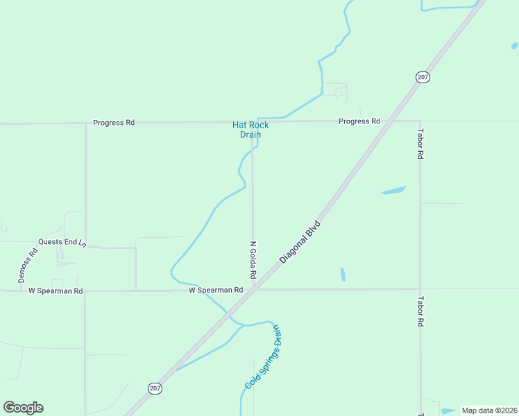 map of restaurants, bars, coffee shops, grocery stores, and more near 81371 North Golda Road in Hermiston