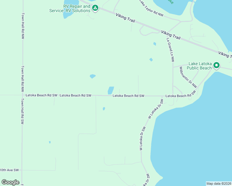 map of restaurants, bars, coffee shops, grocery stores, and more near 3927 Latoka Beach Road Southwest in Alexandria