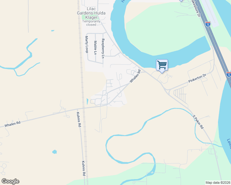 map of restaurants, bars, coffee shops, grocery stores, and more near 222 Whalen Loop Road in Woodland