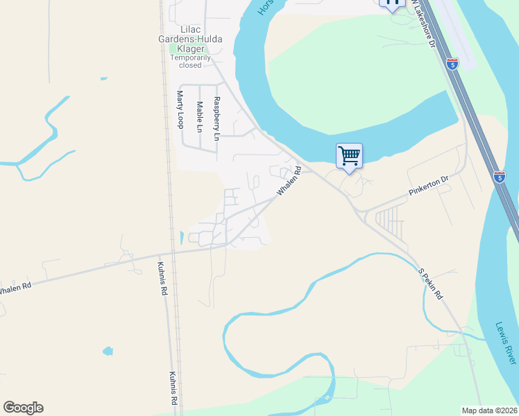 map of restaurants, bars, coffee shops, grocery stores, and more near 222 Whalen Loop Road in Woodland