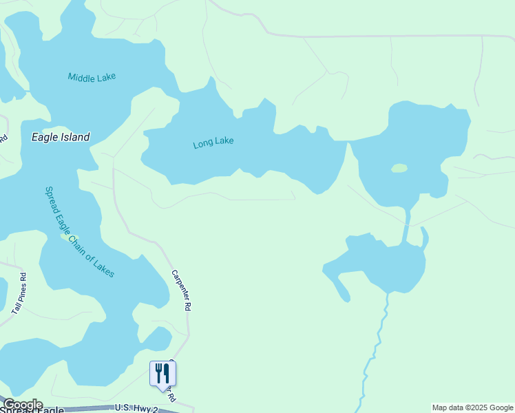 map of restaurants, bars, coffee shops, grocery stores, and more near 1305 Long Lake Road in Florence