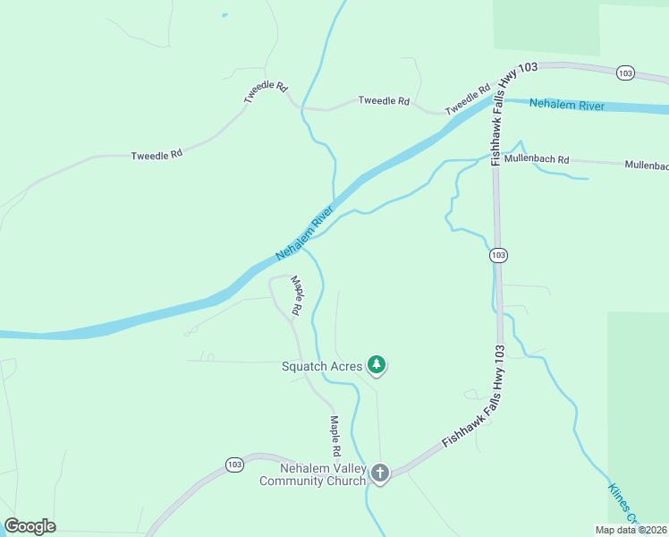 map of restaurants, bars, coffee shops, grocery stores, and more near 82548 Vine Maple Drive in Seaside